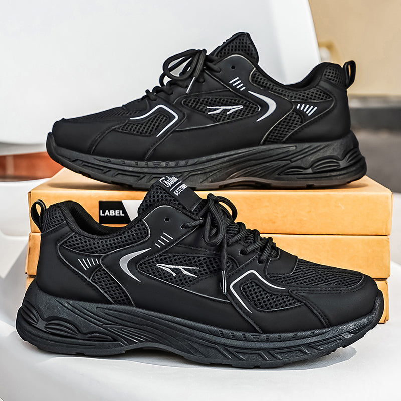 2026 Summer New Arrival Men's Shoes, Breathable Mesh, Trendy & Versatile, Thick Sole Casual Athletic Dad Shoes