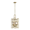 Kichler 43933NBR Vance 4 Light 13 inch Pendant, Natural Brass