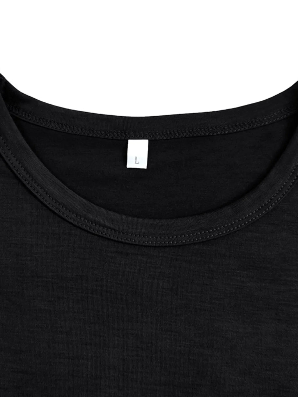 Men's Full Size Classic Fitted Crew Neck T-Shirt Plus Size