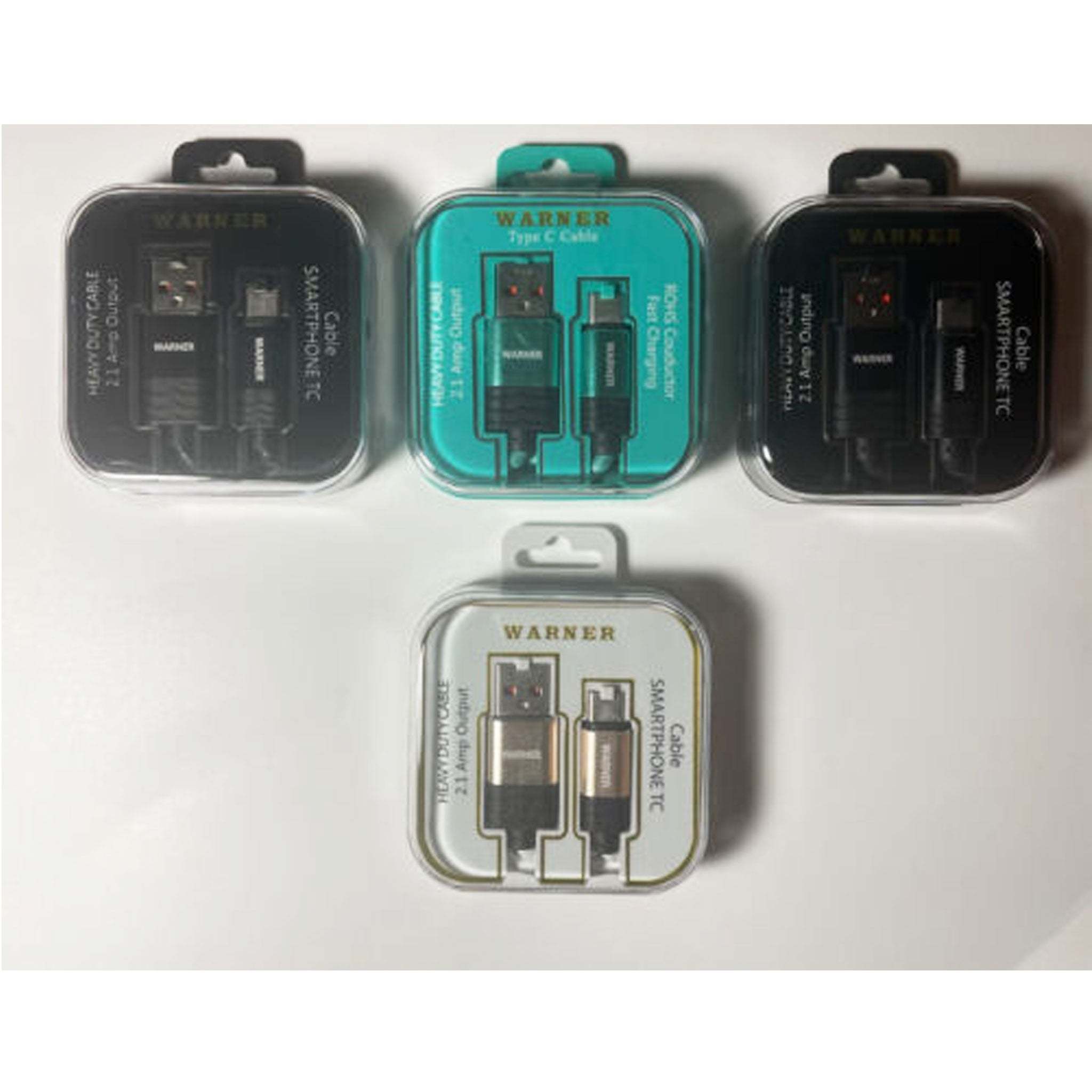 Warner Deluxe Royal Heavy Duty Type C Cable 99908 Smartphone