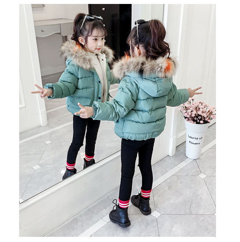 Children's Thickened Down Cotton Jacket - # BAAA61110019 & GIAA21210049 & BOAA11210009
