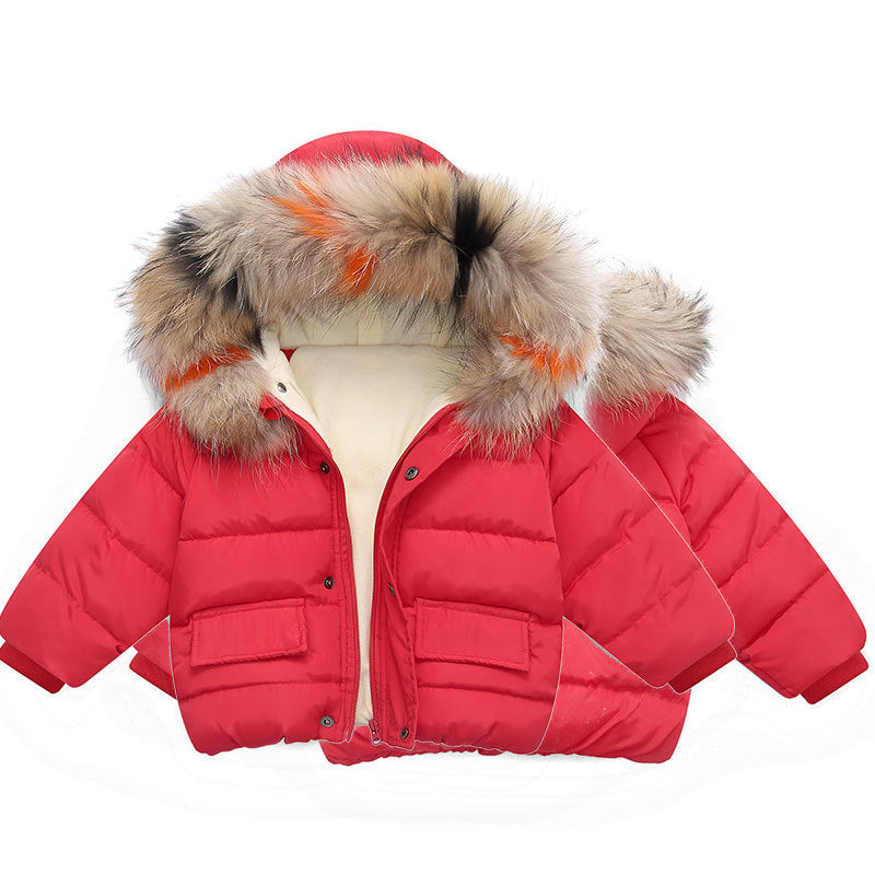 Children's Thickened Down Cotton Jacket - # BAAA61110019 & GIAA21210049 & BOAA11210009