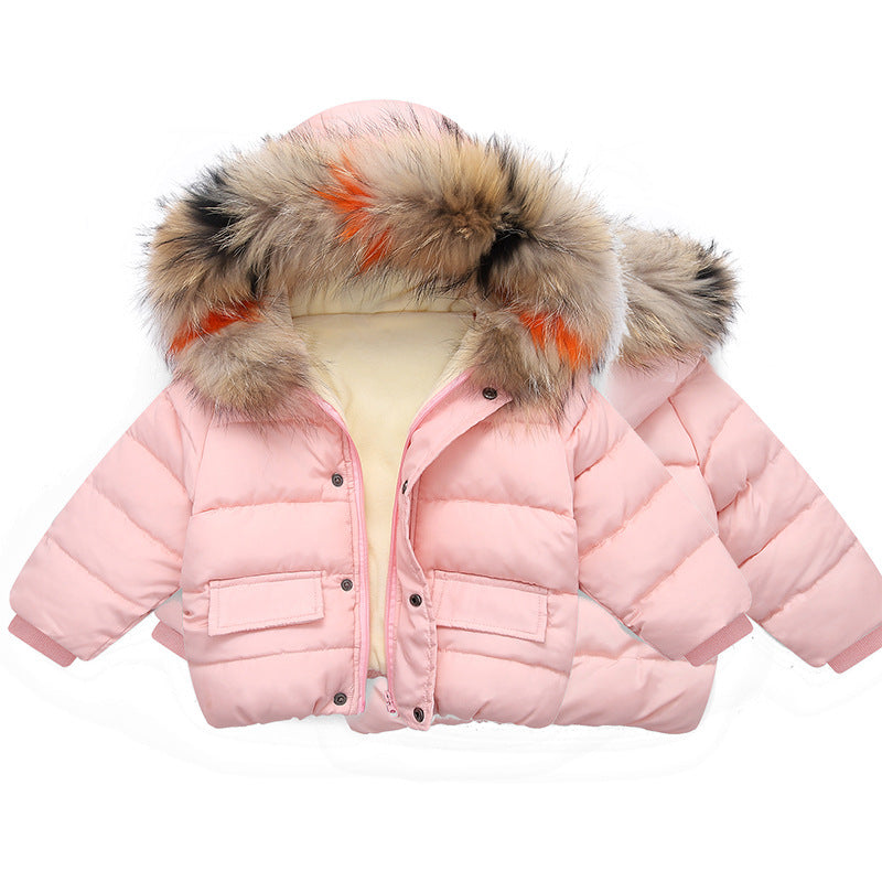 Children's Thickened Down Cotton Jacket - # BAAA61110019 & GIAA21210049 & BOAA11210009