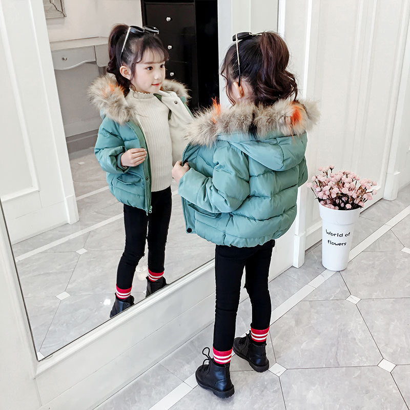Children's Thickened Down Cotton Jacket - # BAAA61110019 & GIAA21210049 & BOAA11210009
