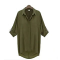 Chill With Me Chiffon Shirt - # WOAA21510016-PRG