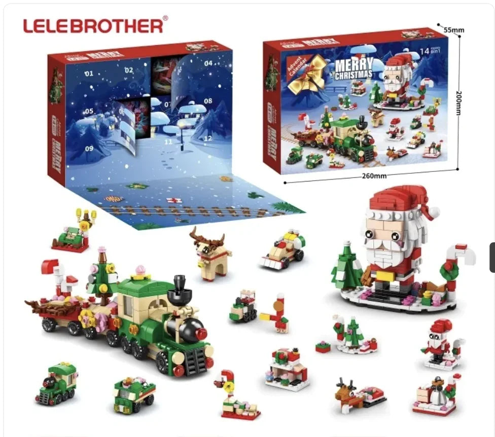 Christmas Blind Box Poking Hole Music Children Assembling - # BOT&G522510004