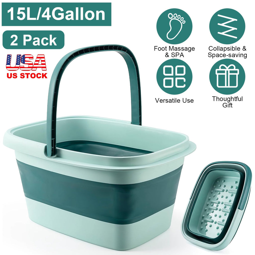 Collapsible Foot Bath Basin - Foldable Foot Tub