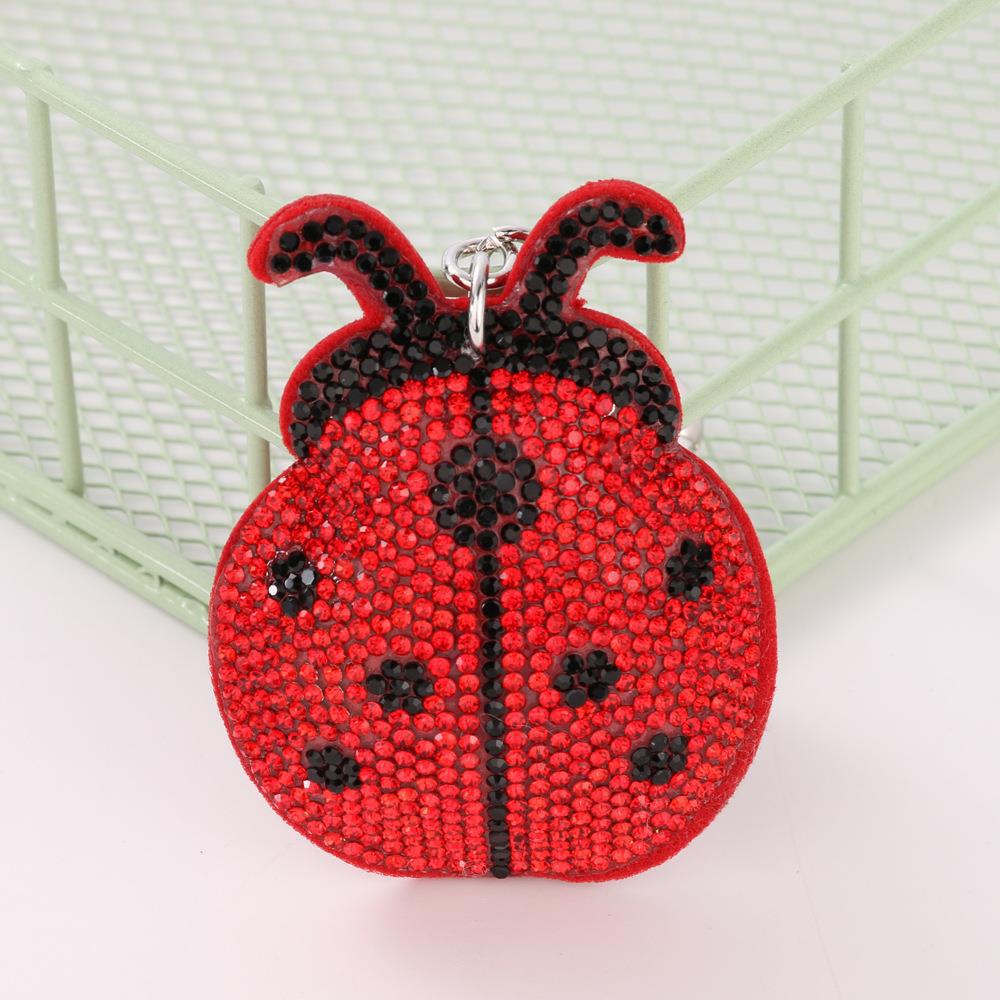 LADYBIRD Rhinestone Hot Rhinestone Keychain