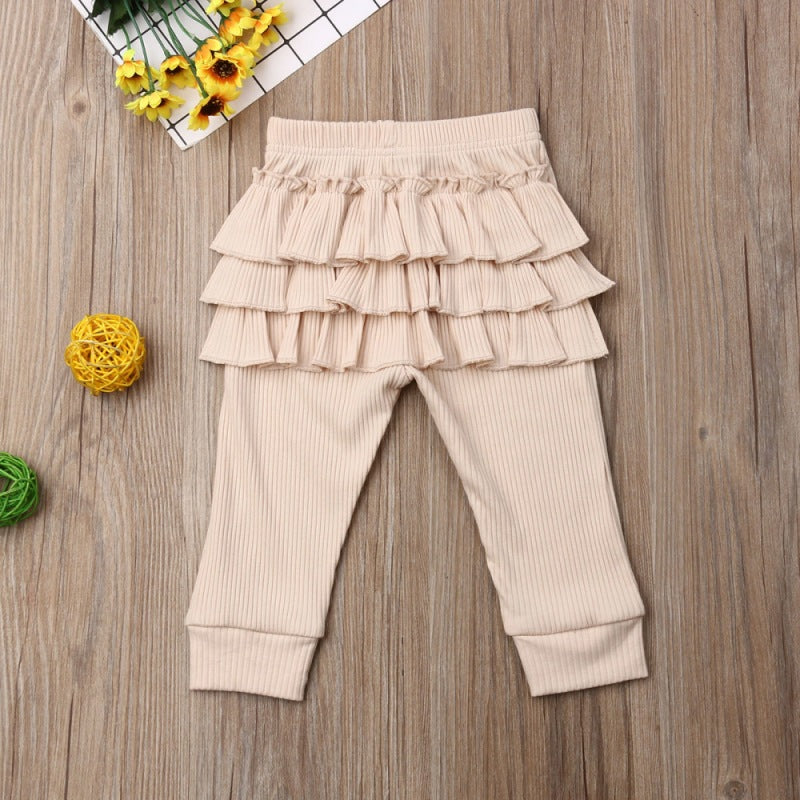 Girls' Lace Pants Outer Leggings