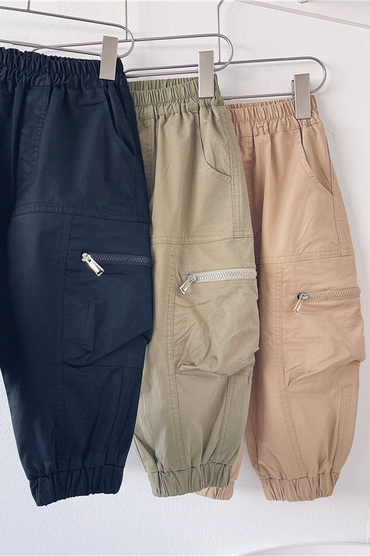Spring And Autumn Boys' Korean Style Overalls Trousers