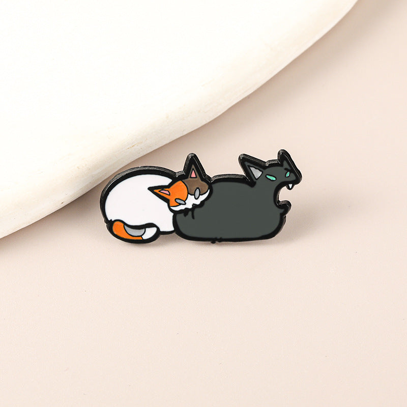 Cute Cartoon Cat Brooch Adorable And Silly