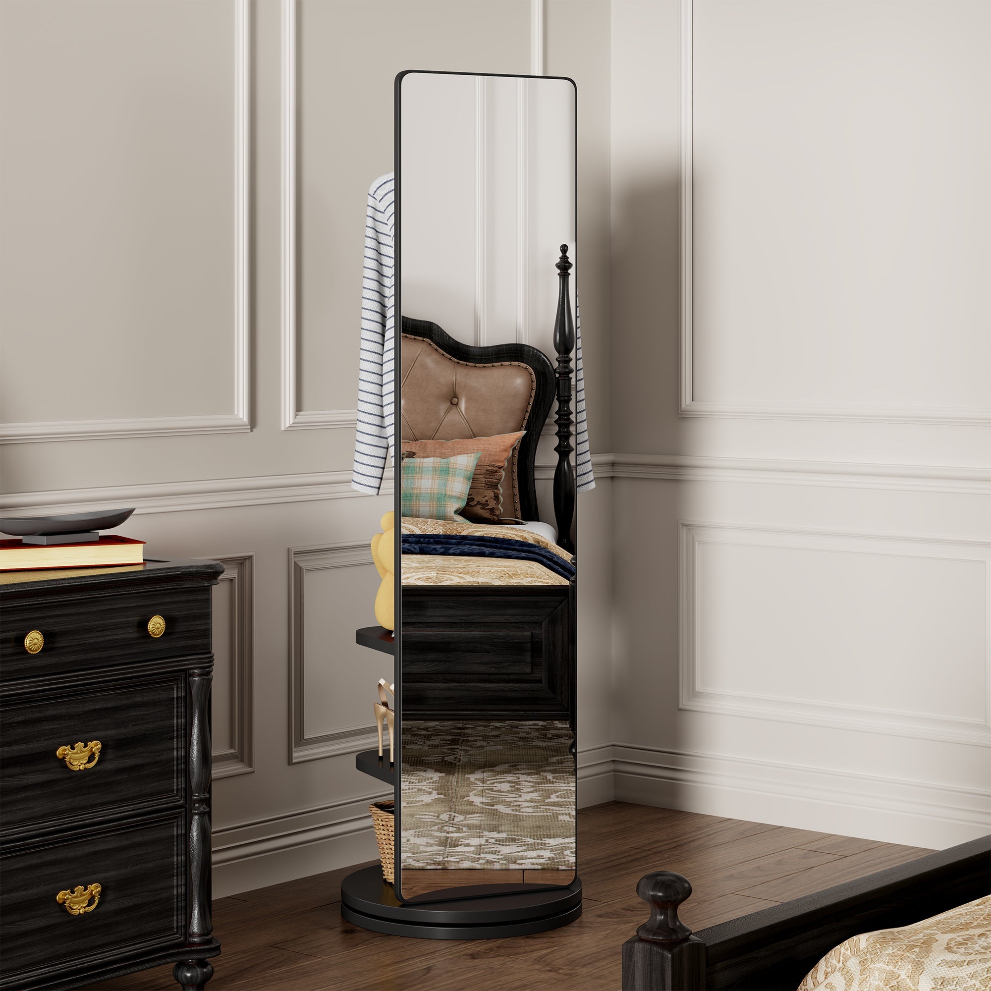 360° Rotating Multifunctional Full Length Mirror