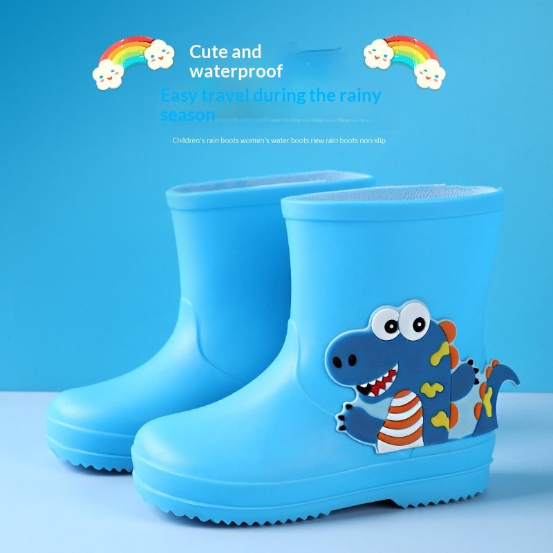 Cute Waterproof And Non Slip Cartoon Childrens Shoe Covers