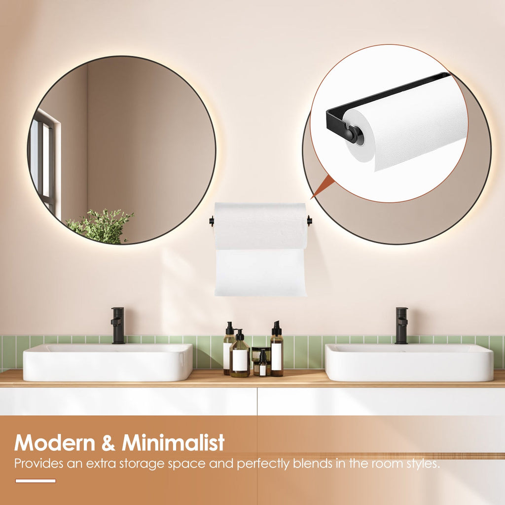 Wall Mounted Paper Towel Holder for Kitchen & Bathroom