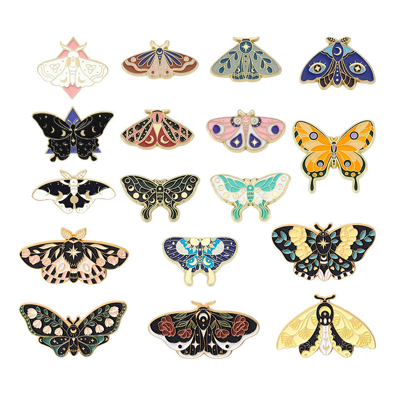 Insect-shaped Metal Badge With A Personalized Design