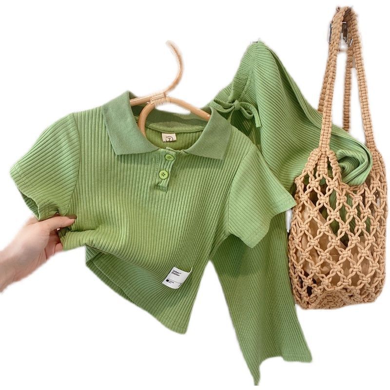 Fashion Wide Leg Pants Baby Thin Casual Suit