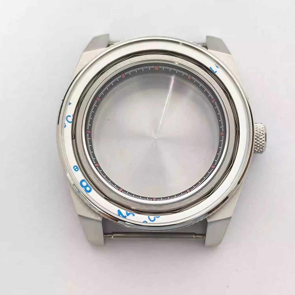43mm 316 Stainless Steel Aluminum Bezel Watch Case Accessory