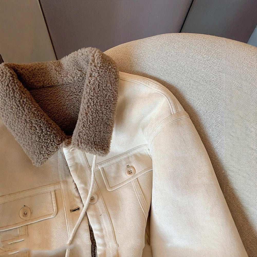 Loose Thick Small Fur Coat For Women