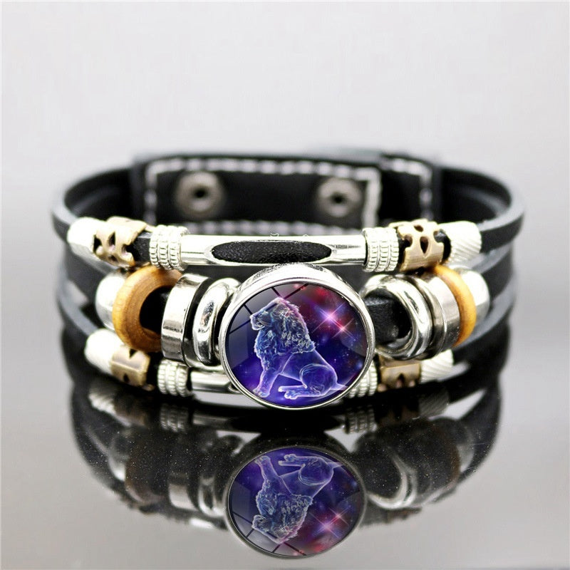Luminous Twelve-Constellation Bracelet, Birthday Gift For Students And Couples