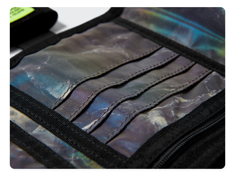 Irregular Personality Laser Reflective Crossbody Chest Bag