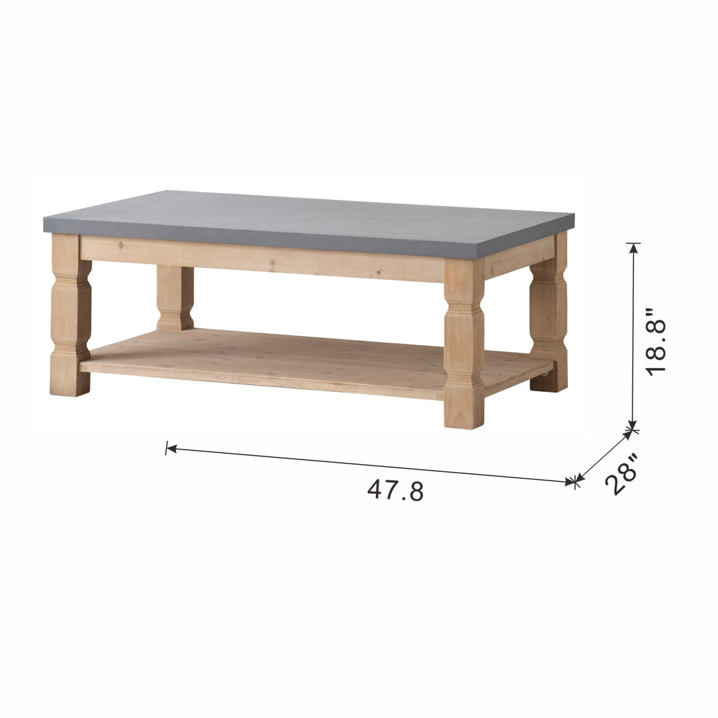 47.8 x 28 x 18.8 Coffee Table