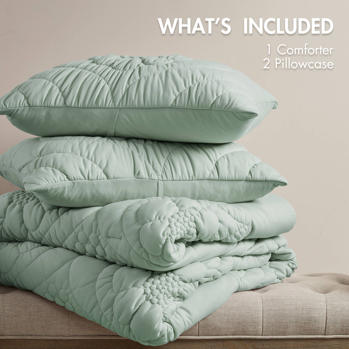3-Piece Full/Queen Comforter Set