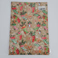 Christmas Stocking Pattern Gift Wrapping Paper