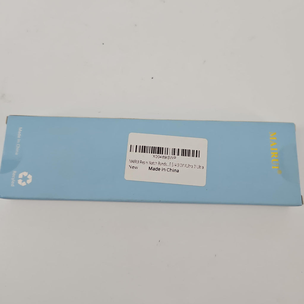 MAIRUI Resin Watch Band for Apple Watch, 42/44/45/49mm