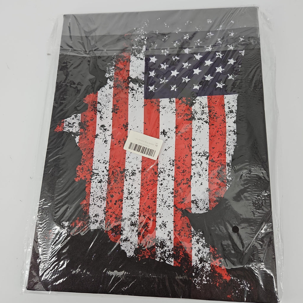 Distressed American Flag Mouse Pad, 12 x 16 in