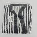 Striped Button-Front Shirt, Size M