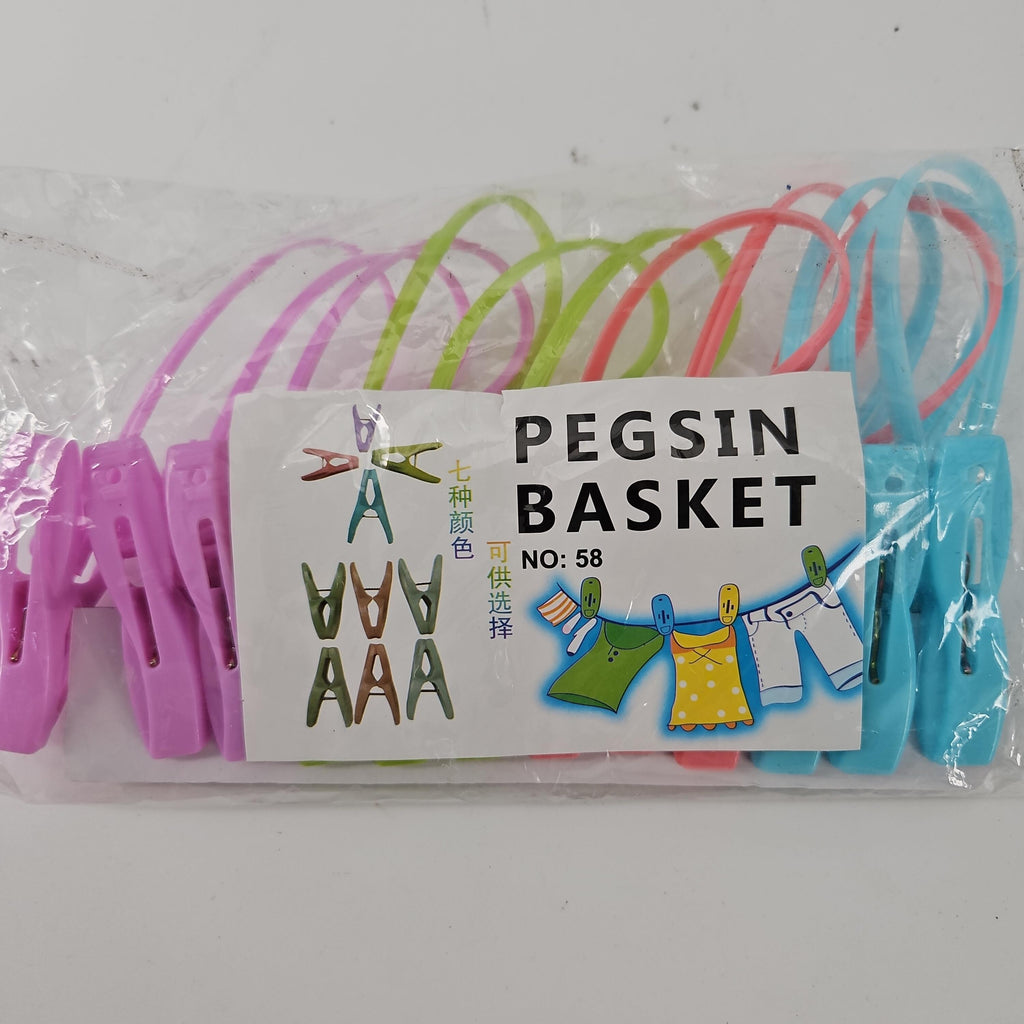 [Like New] Multicolor Plastic Clothespins