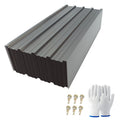 20 Pcs Corrugated Galvanized Metal Roofing Panels