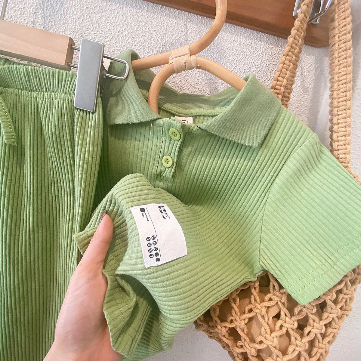 Fashion Wide Leg Pants Baby Thin Casual Suit