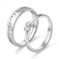 Moissanite Engagement Couple Couple Rings