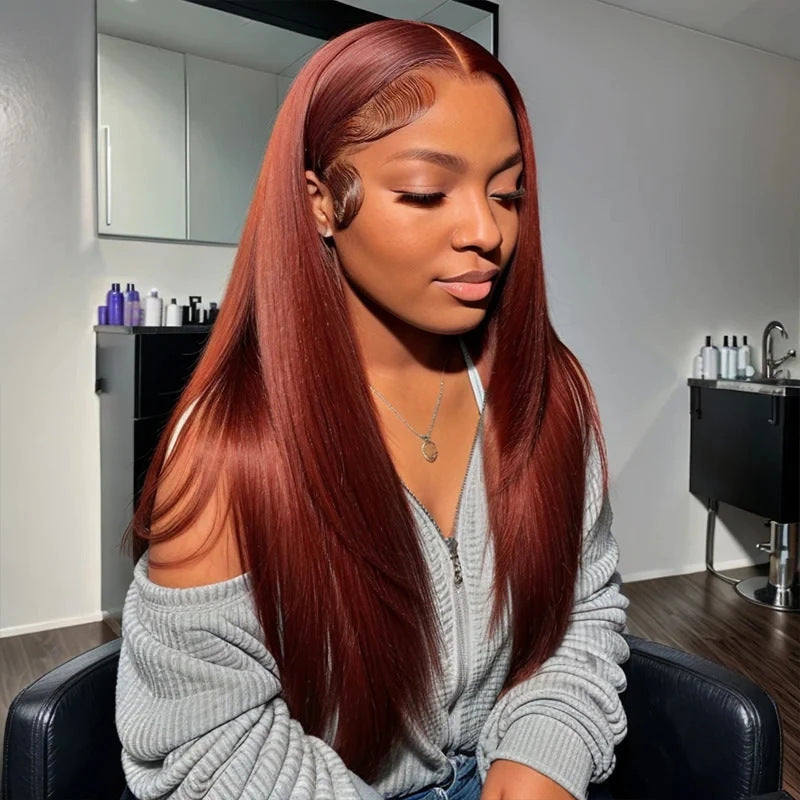 Straight13x4 Human Hair Lace Front Wig Human Hair