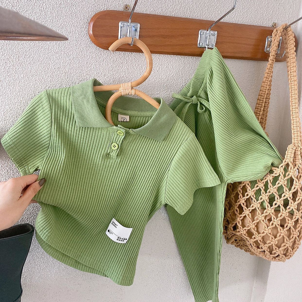 Fashion Wide Leg Pants Baby Thin Casual Suit