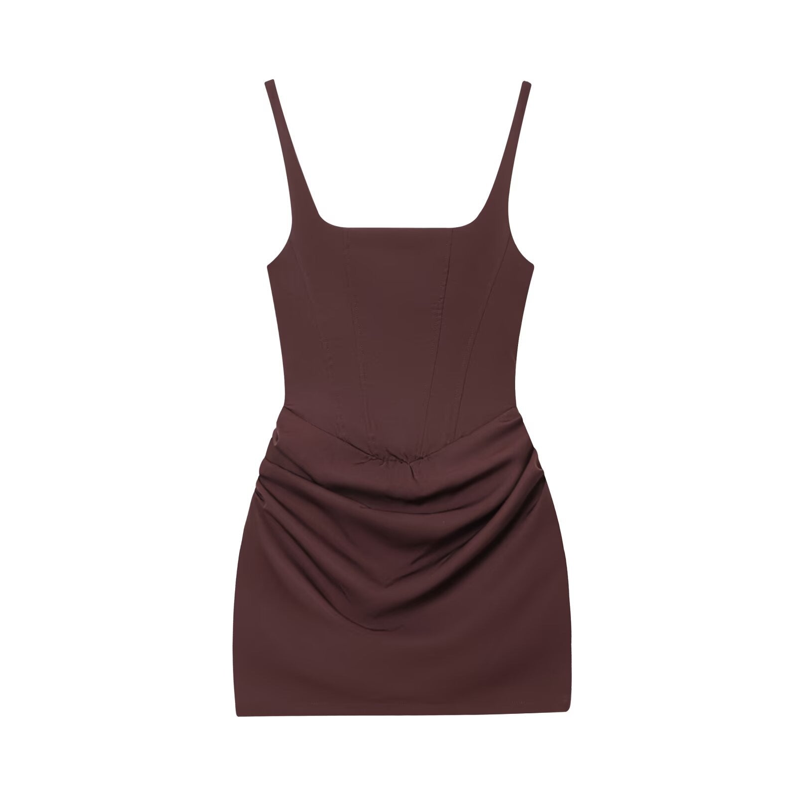 Sleeveless Bodycon Tie-Up Short Dress Cross