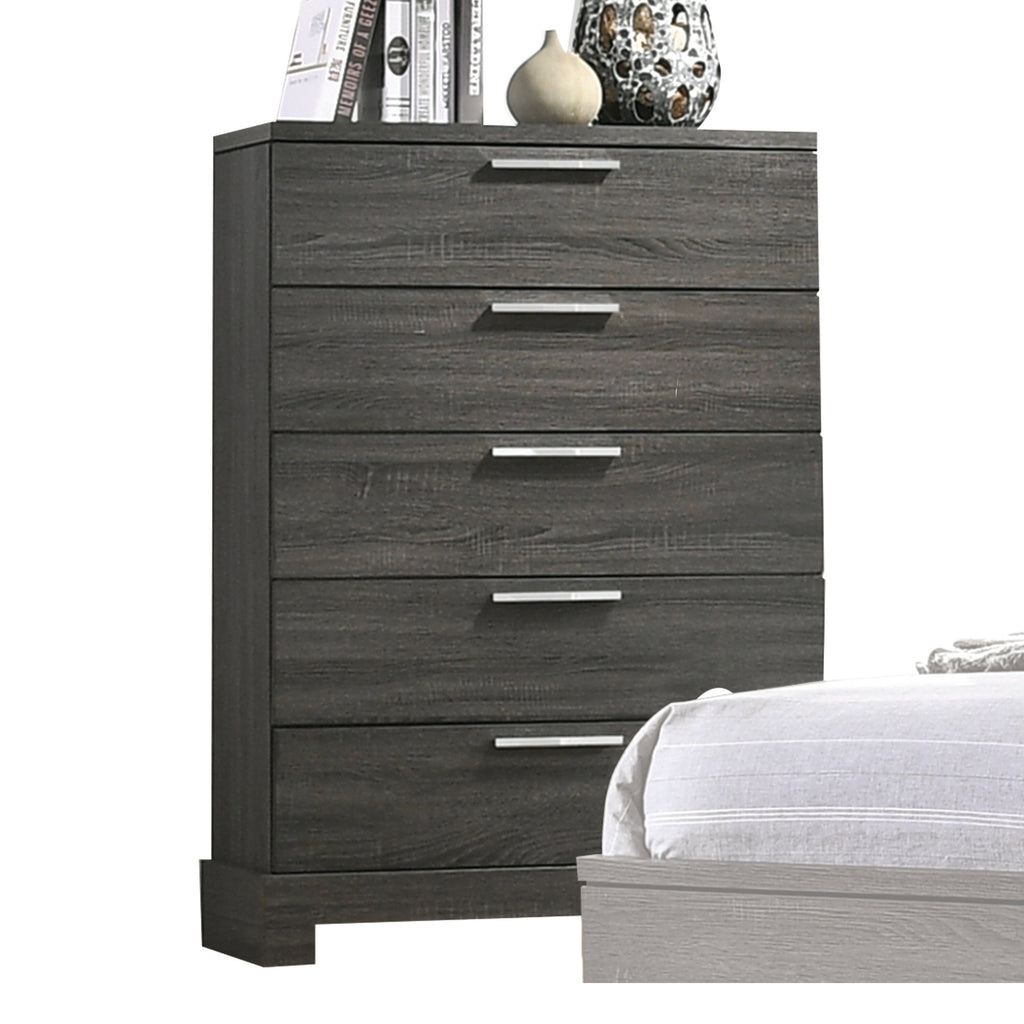 Lantha Modern Gray Oak Chest