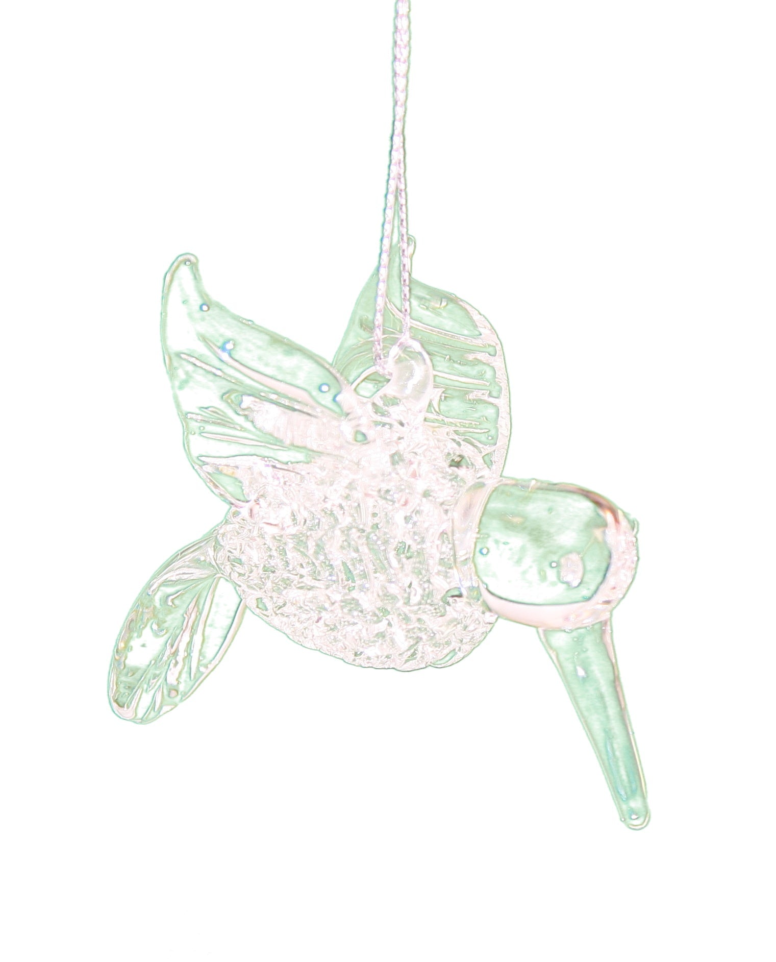 Spunglass Ornament - Gold Reindeer