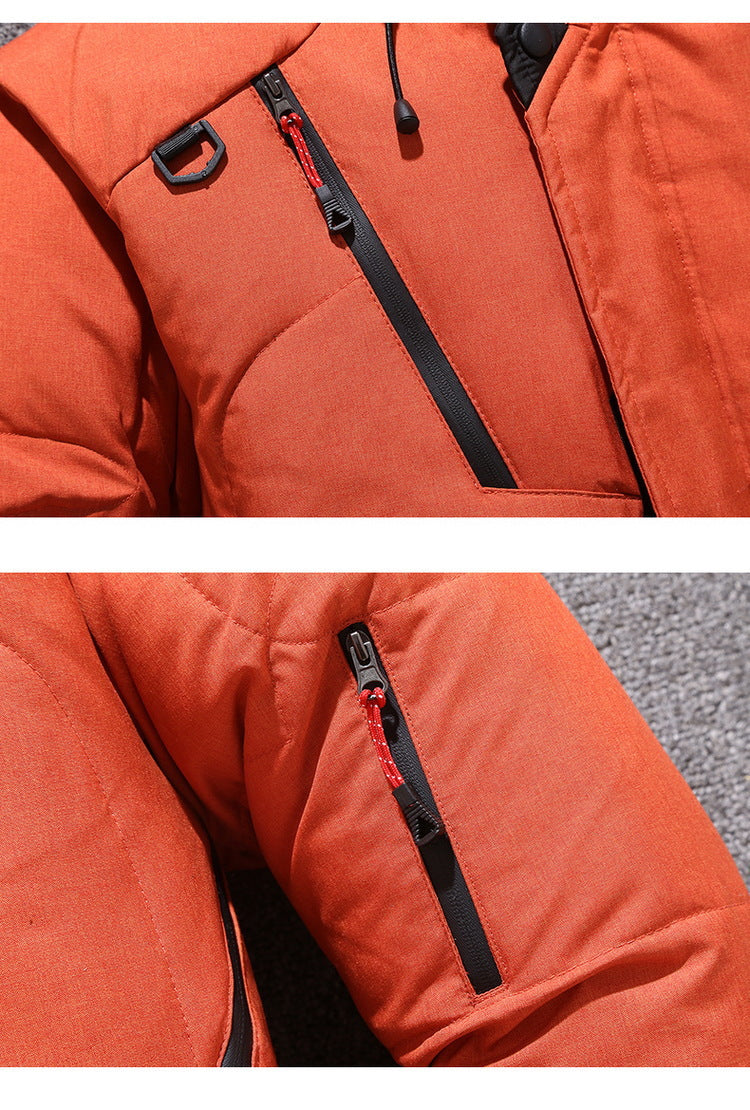 Plus Size Men's Youth Winter Clothing Coat Trendy