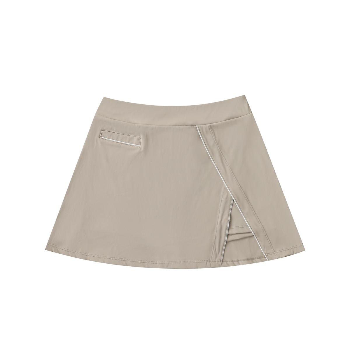 Loki & Ivy High-Waist Pocketed A-Line Skirt
