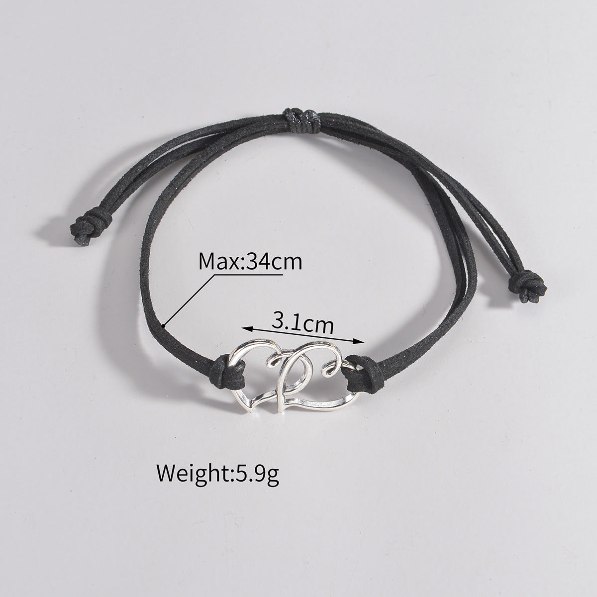 Personalized Woven Adjustable Womens Anklet