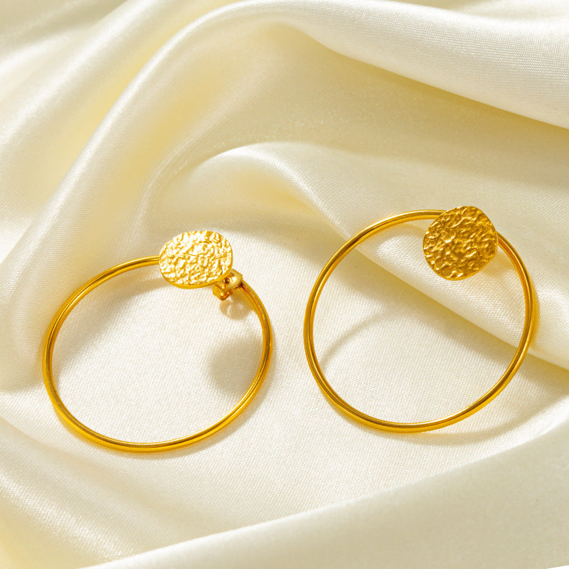 European And American-style Fashion Simple Hoop Earrings With Personality