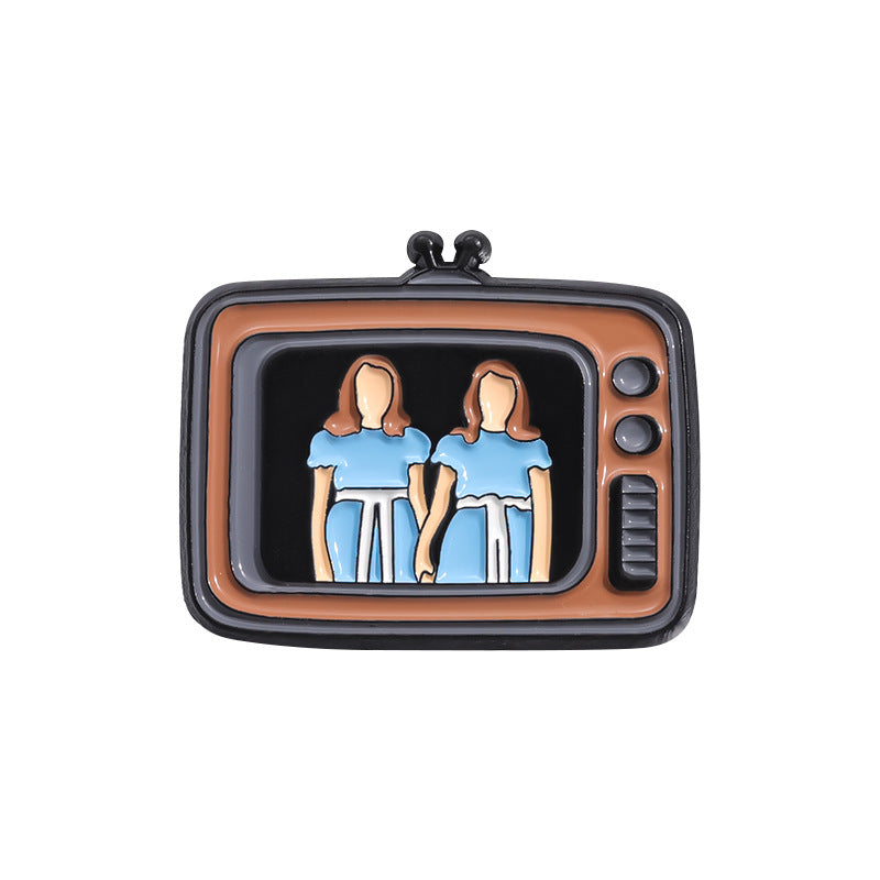 Cartoon Alloy Metal Badge Accessory Brooch