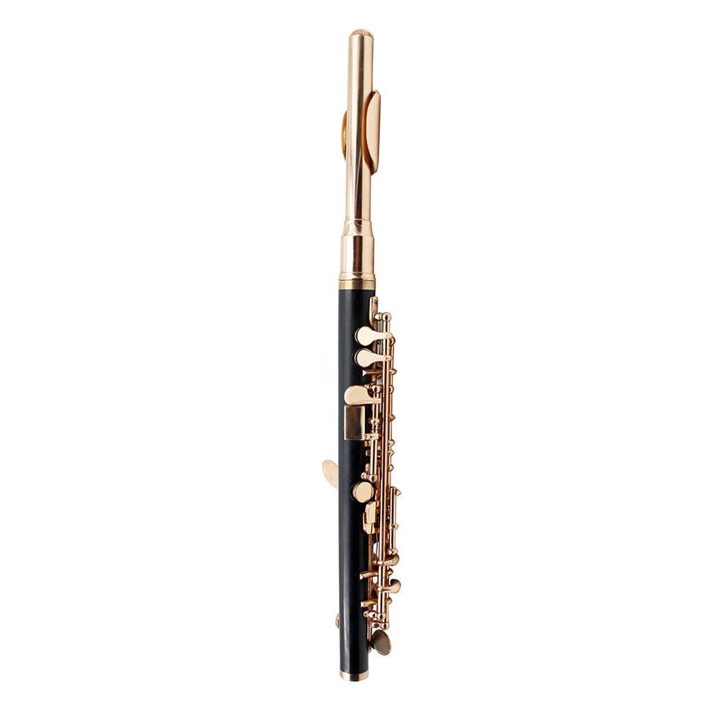 C Key Piccolo Bakelite Tube Body Beginner Professional Performance Grade Silver Plated Western Musical Instrument