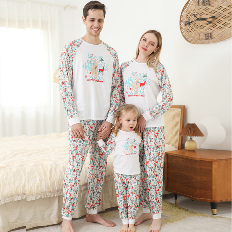 New Printed Family European And American Pajamas