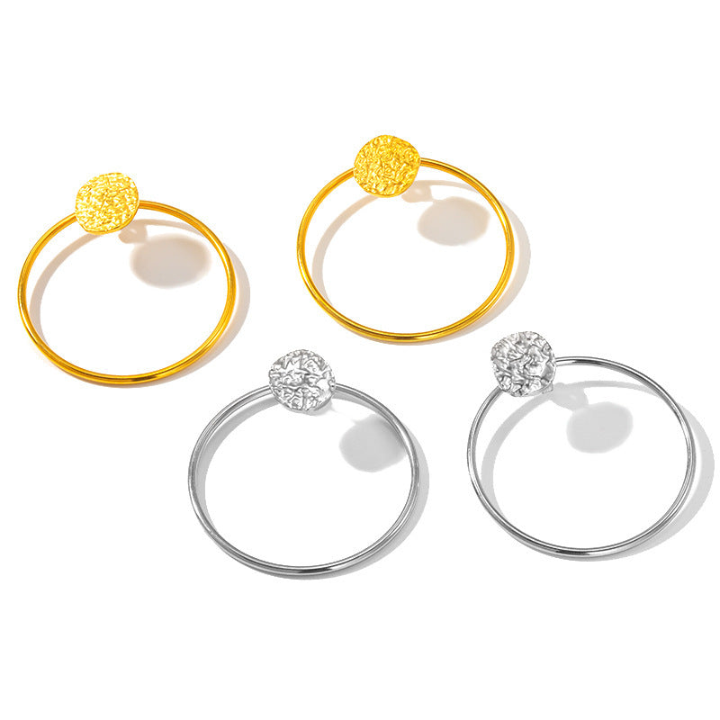 European And American-style Fashion Simple Hoop Earrings With Personality