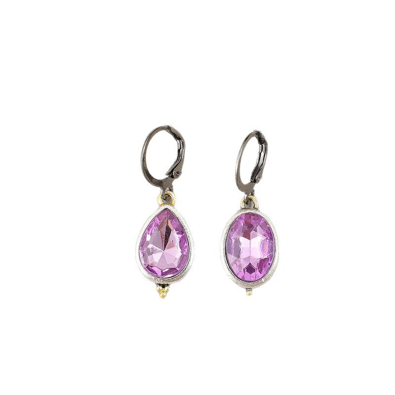 Retro-chic Geometric Earrings For Women