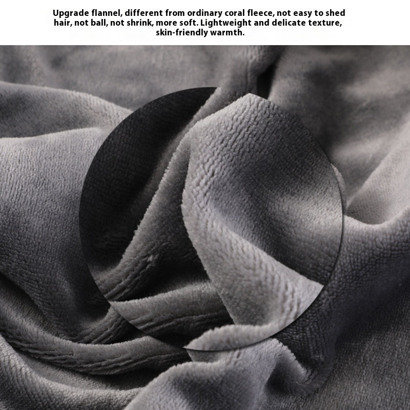 Warm Cover Cold-proof Warm Cloak Fleece-lined Keep Warm And Emit Heat Shawl