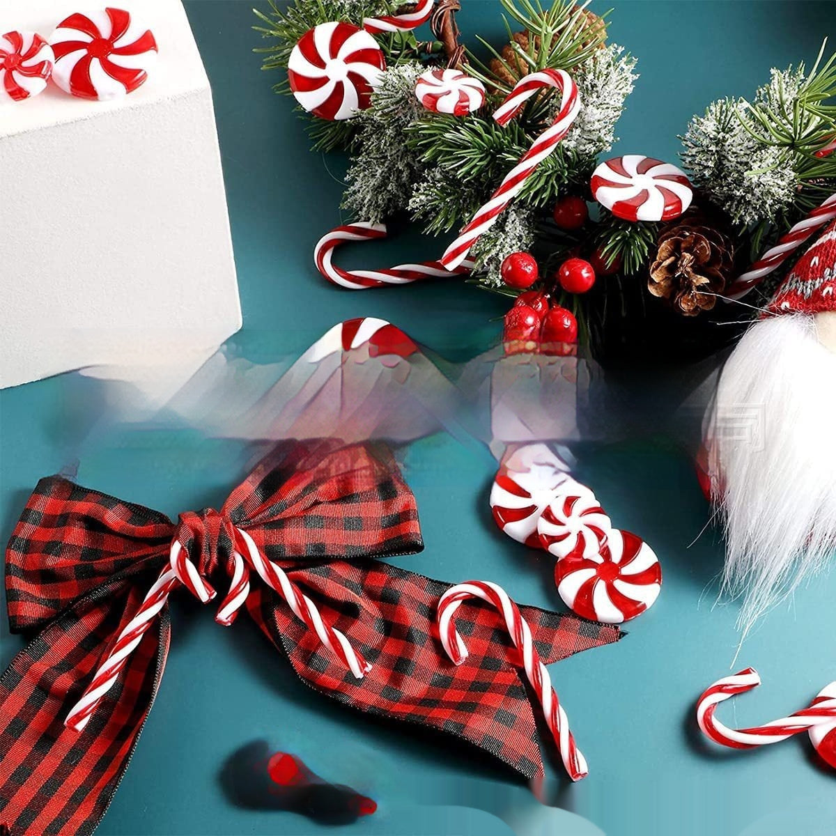 Floating Stuffed Vase Christmas Decorations